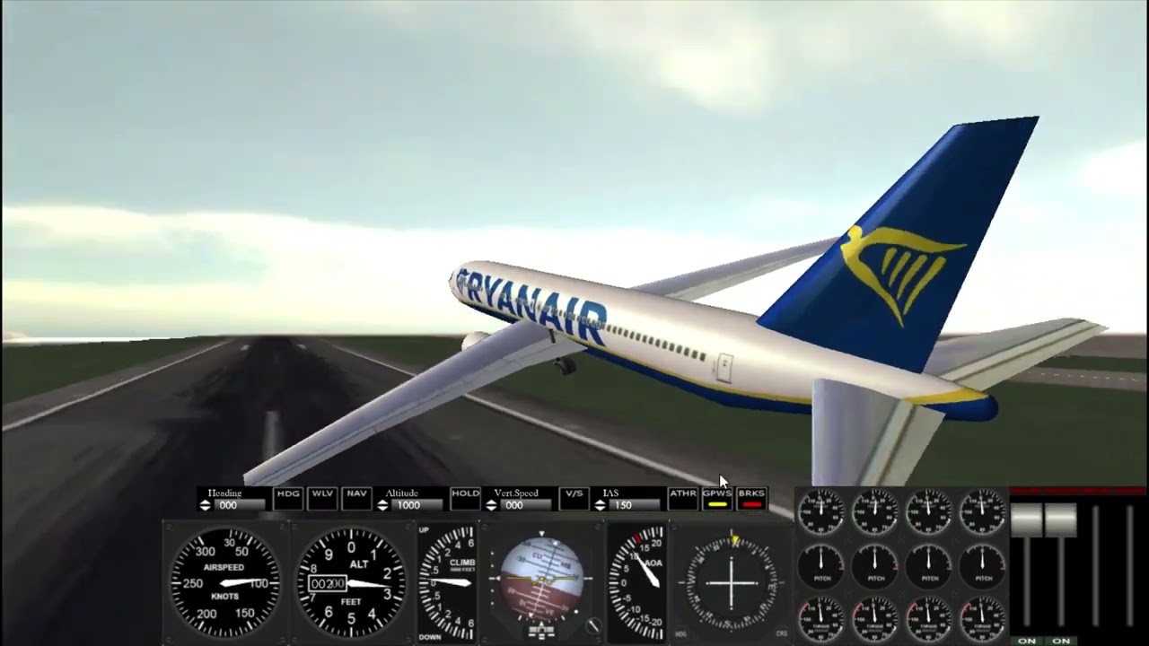 Average Ryanair smooth landing