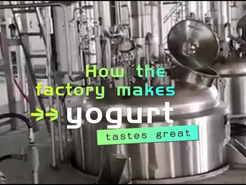 Como a fábrica produz iogurte com ótimo sabor? | Fábrica de processamento de iogurte