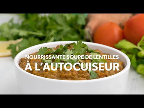 Nourrissante soupe de lentilles | recettes adaptées à l’arthrite