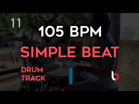 105 BPM Drum Beat - Simple Straight