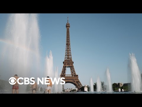 Record-breaking temperatures scorch Europe, close Eiffel Tower summit