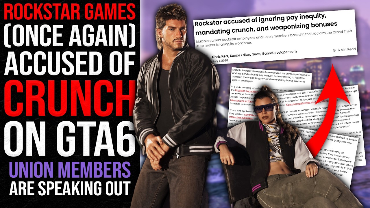 Rockstar Faces New Crunch Allegations - Inside Games Daily