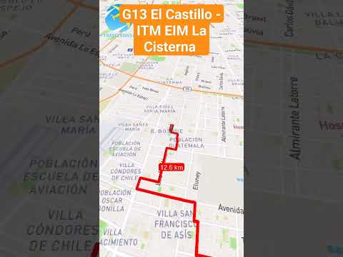 G13 El Castillo - ITM EIM La Cisterna #redmovilidad #transantiago #automobile