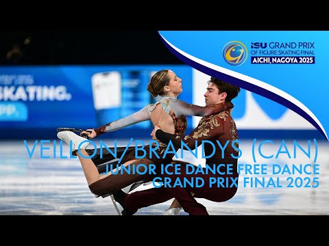 VEILLON / BRANDYS (CAN) | Junior Ice Dance Free Dance | Grand Prix Final 2025 | #JGPFigure