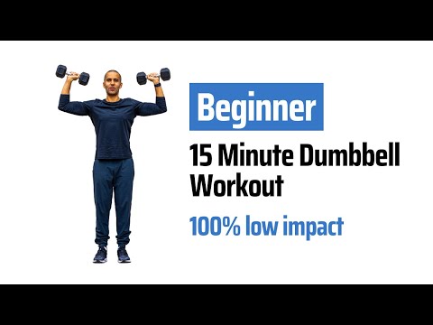 15 Minute Dumbbell Workout for beginners
