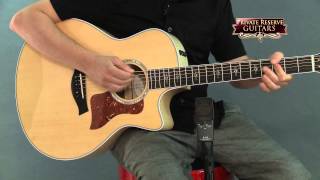Video thumbnail for Taylor 616ce-2014 Grand Symphony Cutaway ES2 Acoustic-Electric Guitar Natural by Musician's Friend