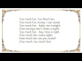 Hoodoo Gurus - Too Much Fun Lyrics