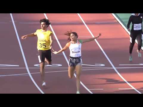 Para atheletics games 200m T12 girls winner Simran