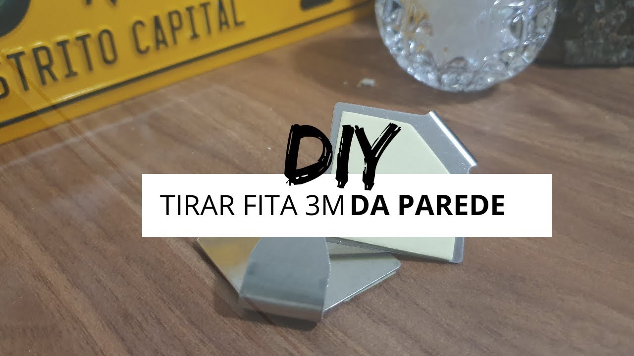 COMO TIRAR FITA 3M SEM DANIFICAR A PAREDE | Por Vah Anicio