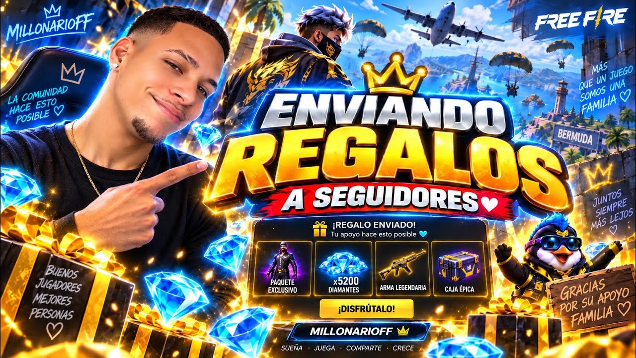 ENVIANDO REGALOS🥰🎁 #freefire #freefireindia #freefiremexico #freefireperu #freefirelatam 
