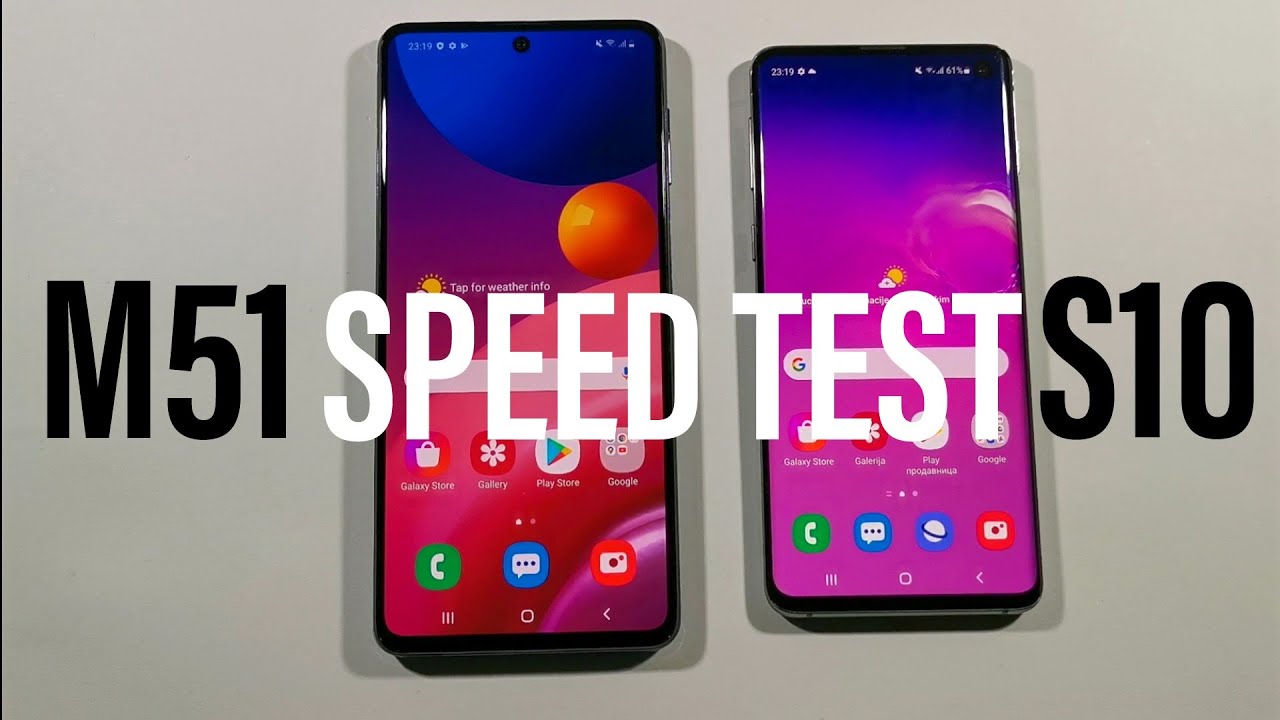 Samsung M51 vs S10 Comparison Speed Test
