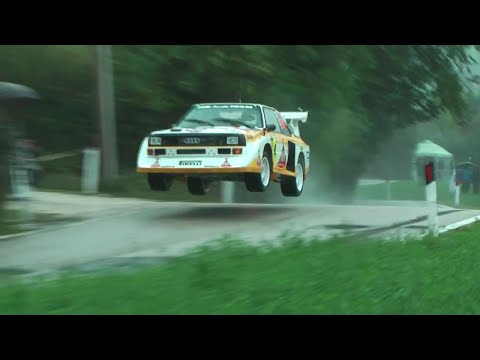 Audi Quattro S1 E2 Group B Rally  Action with pure Sound