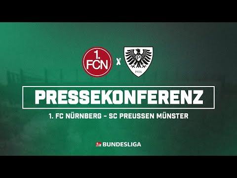 Pressekonferenz: 1. FC Nürnberg - SC Preußen Münster (1:1)