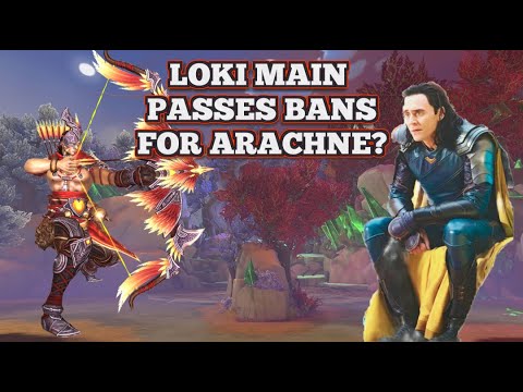 LOKI MAIN PASSES BANS FOR ARACHNE????  - Season 9 Masters Ranked 1v1 Duel - SMITE
