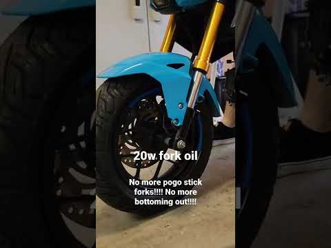 Honda Grom Fork Oil Upgrade.. MUST DO!