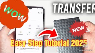 Download the video "EASY TUTORIAL  How Transfer Files From Android To External Hard Drive - 2025 Step By Step"