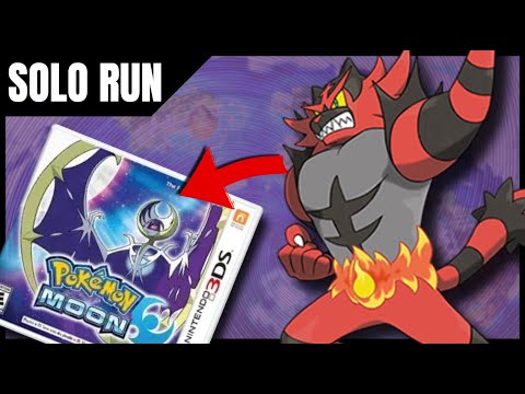 Pokemon Moon: Incineroar Only Solo Run