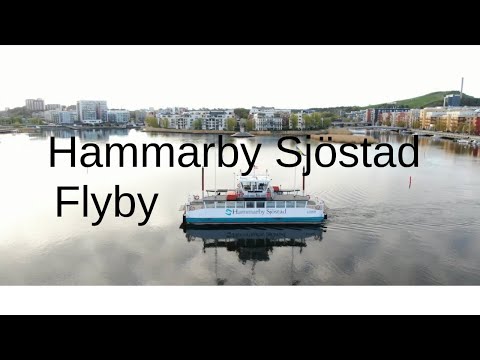Hammarby Sjöstad, körsbärsblomning Sickla udde Flyby