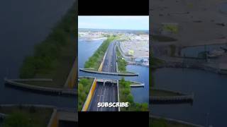 Download lagu JEMBATAN VELUWEMEER  saluran air terpendek didunia #viral #shorts #shortvideo #shortsvideo #short mp3