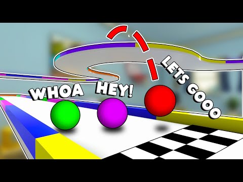 MARBLES Try To Shortcut This Track! - Marble World
