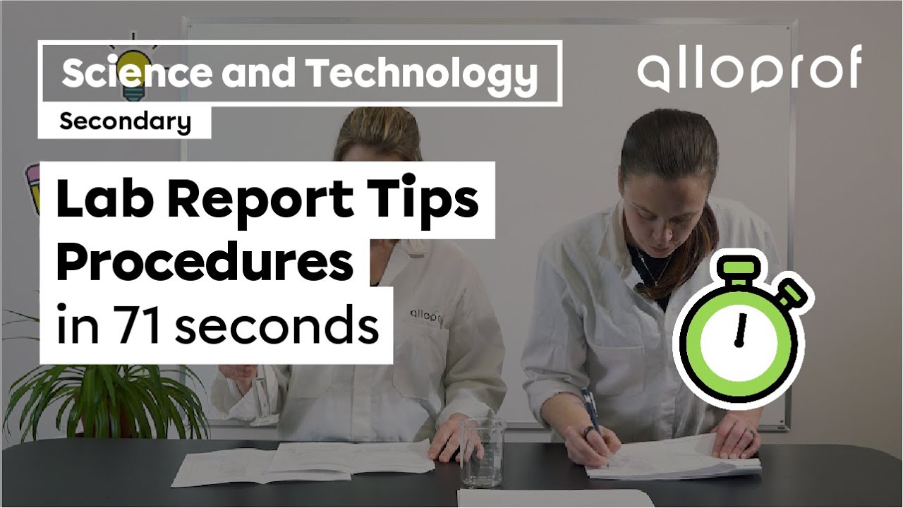 Lab Report Tips - Procedure