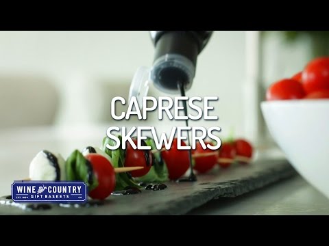 Easy Caprese Skewers with Liz