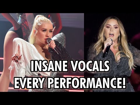Christina Aguilera’s INSANE Vocals From “Fall In Line” | Feat. Demi Lovato