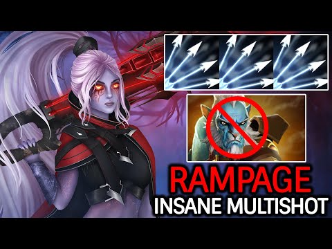 Drow Ranger Unreal Multishot Damage – DELETE PL Carry Dota 2