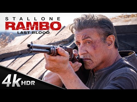 Sylvester Stallone's Rambo Last Blood | 4K HDR | Action Scenes + Ending Explained (Review)