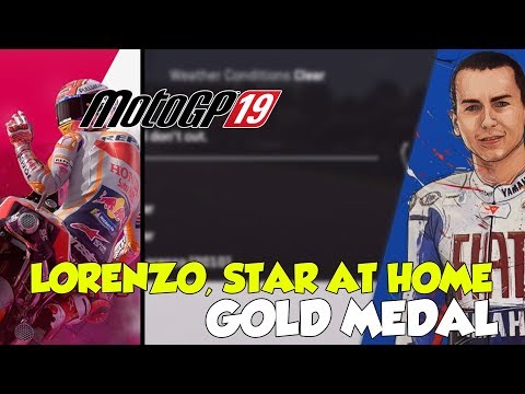MotoGP 19 Lorenzo, Star At Home Gold Medal (Historical Challenge)