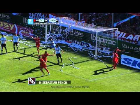 Gol de Penco.Independiente 1 Racing 1.Fecha 5.Torneo Primera División 2014.FPT