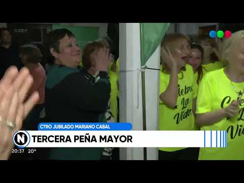 Centro de Jubilados Mariano Cabal: realizaron la tercera Peña Mayor