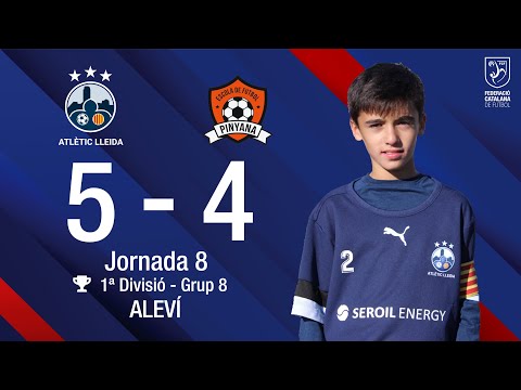 J8 Aleví: Atlètic Lleida 5 - 4 Escola F. Pinyana CE