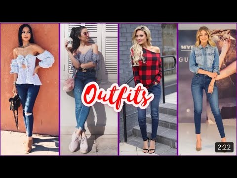 OUTFITS 2021 2022!! 💕 TENDENCIAS MODA CON JEANS PARA MUJER Ideas de Moda – LOOKS CASUALES