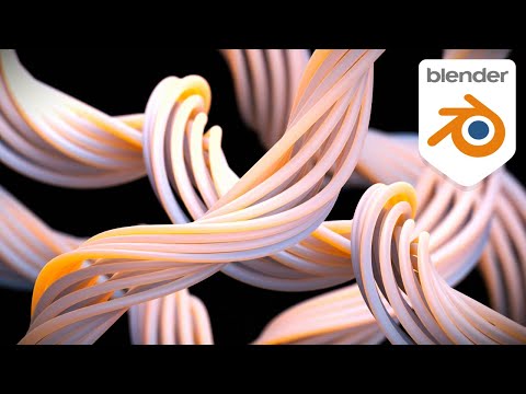 Making ORGANIC Twisted Shapes In Blender!