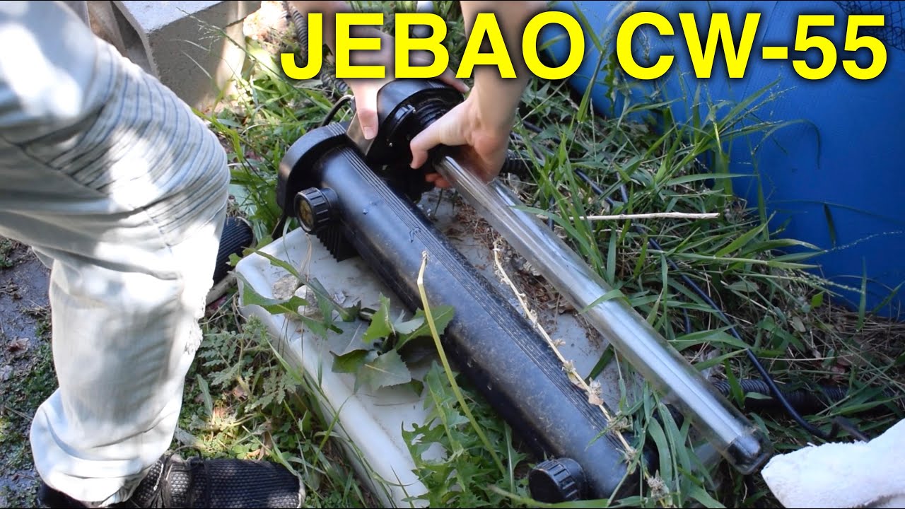 Watch video How To Replace UV Bulb in Jebao CW-55 UV Clarifier Now How To Replace UV Bulb in Jebao CW-55 UV Clarifier
