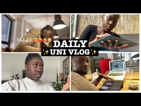 DAILY UNI VLOG 💫I VORLESUNGSFREIE WOCHE UND TROTZDEM NICHTS GESCHAFFT & STATISTIK ▹Simplyflorence x