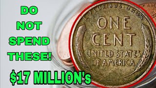 TOP 10 MOST VALUABLE WHEAT PENNIES IN HISTORY!COINS WORTH MONEY!