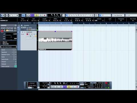Mixing 201 - How to create your own subdrops with Cubase