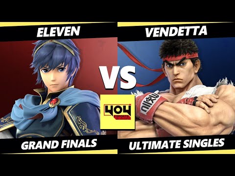 4o4 Weekly 54 GRAND FINALS - Eleven (Marth) Vs. Vendetta (Ryu) Smash Ultimate - SSBU