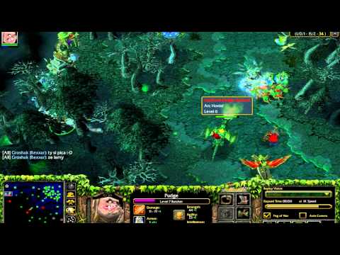 DOTA | Pudge and Rexxar skill