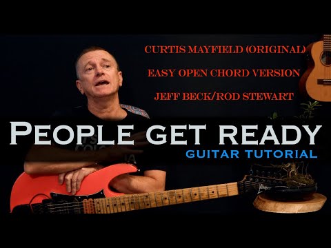 People get ready Curtis Mayfield guitar lesson tutorial Jeff Beck