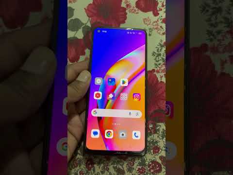 Oppo torch setting | Turn on flashlight using off screen gestures