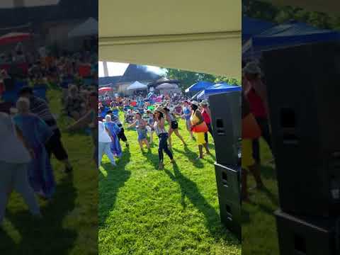 Carl Malcolm and Positive Vibration Reggae Band at Moon Dance Winery Reggae Festival.