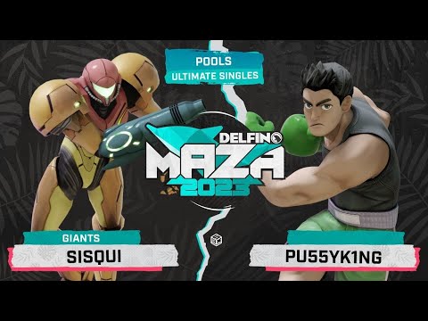 Delfino Maza 2023 [ESP] - Pools W - Sisqui (Samus) Vs. Pu55yk1ng (Little Mac) - Smash Ultimate