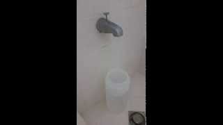 Wasting water in the shower