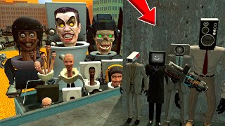 CAMERA MANs, SPEAKER MANs AMBUSHED GMAN TOILET and SKIBIDI TOILETs BOSSES in LAVA CITY - Garry's Mod