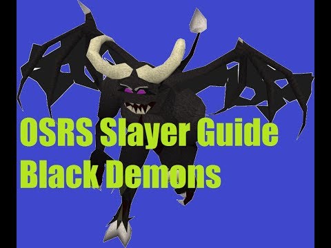 Runescape 2007 Black Demon Slayer Guide