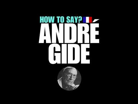 HOW TO PRONOUNCE ANDRE GIDE CORRECTLY? NATIVE FRENCH PRONUNCIATION