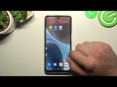 How to Remove or Restore Messages Icon on MOTOROLA Moto G32 / Personalize Your Display